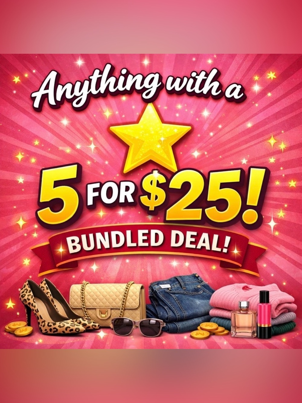 ⭐️ 5 for $25 Sale ⭐️